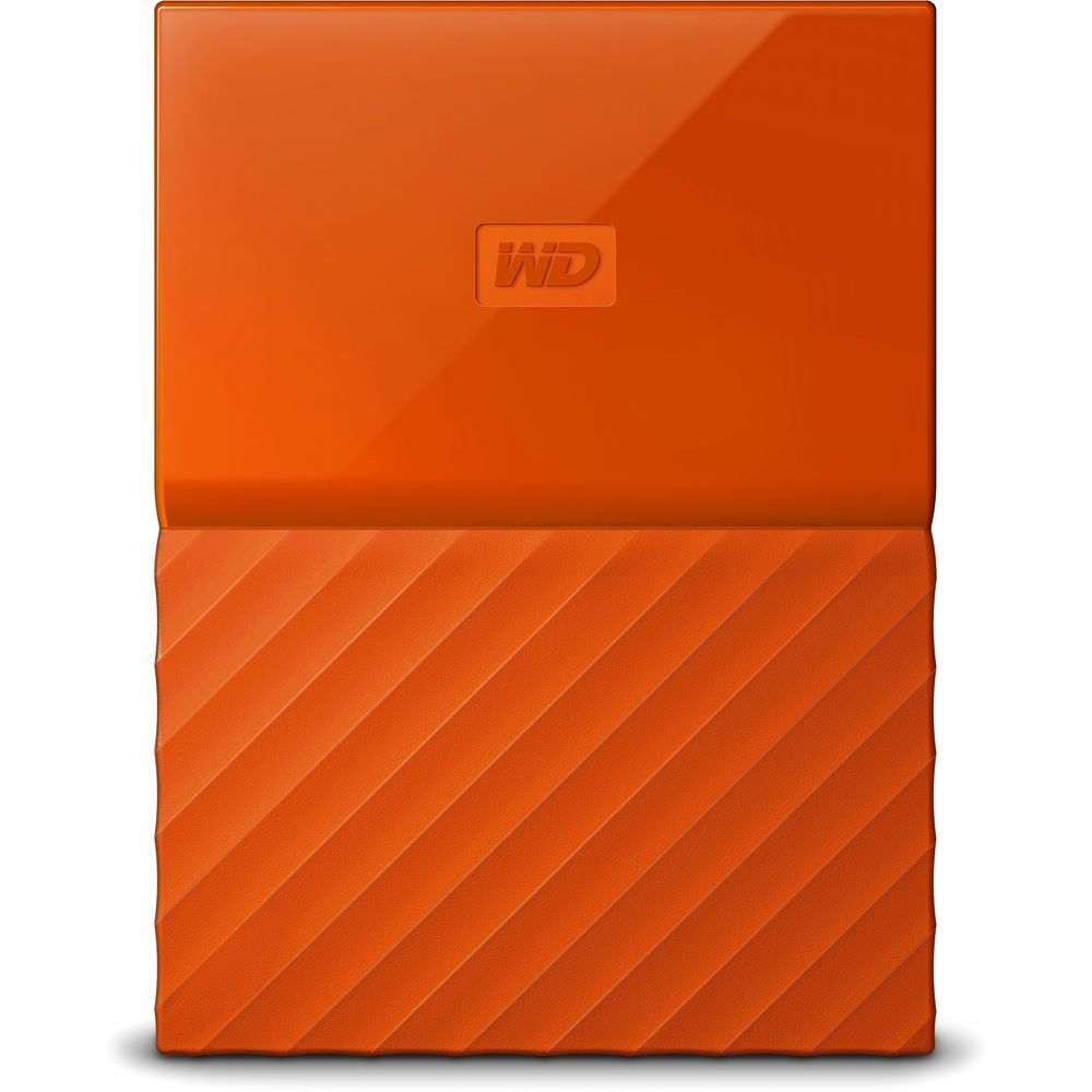 Western Digital My Passport External Hard Drive 1000GB Orange