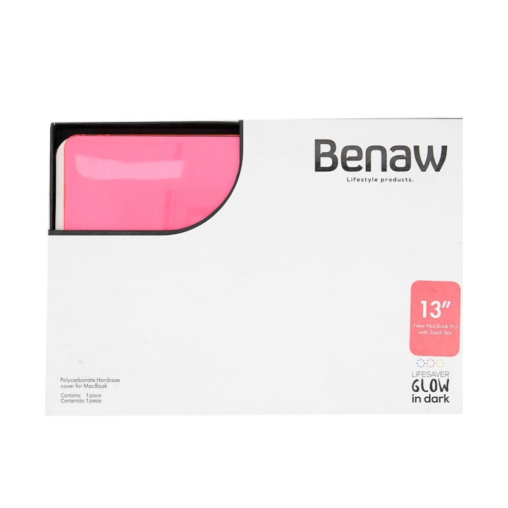 Benaw Glow in Dark Hardcase Magenta New MacBook Pro 13