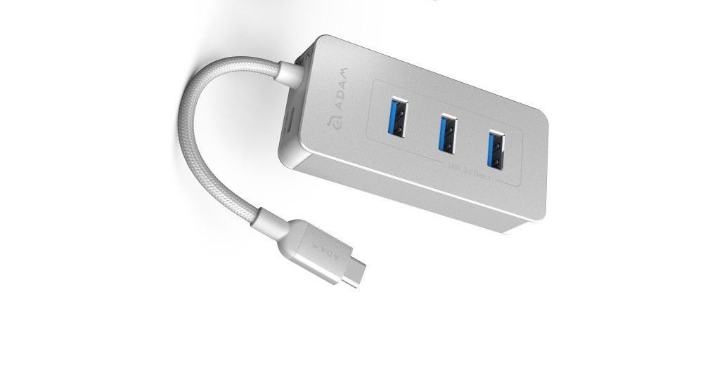 Adam Elements Casa Hub Pdc Silver 6-In-1 Usb Pd Combo Charger