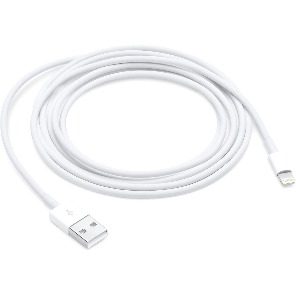 Apple Lightning - USB Mobile Phone Cable USB A White 2 M