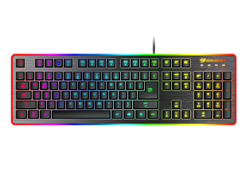 Cougar Combo Keyboard Deathfire Ex Hybrid. 8 Color Backlight Mice Adns 5050 2000 Dpi