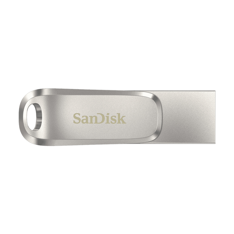 Sandisk Ultra Dual Drive Luxe USB Flash Drive 64GB USB Type-A/USB Type-C 3.2 Gen 1 (3.1 Gen 1) Stainless Steel