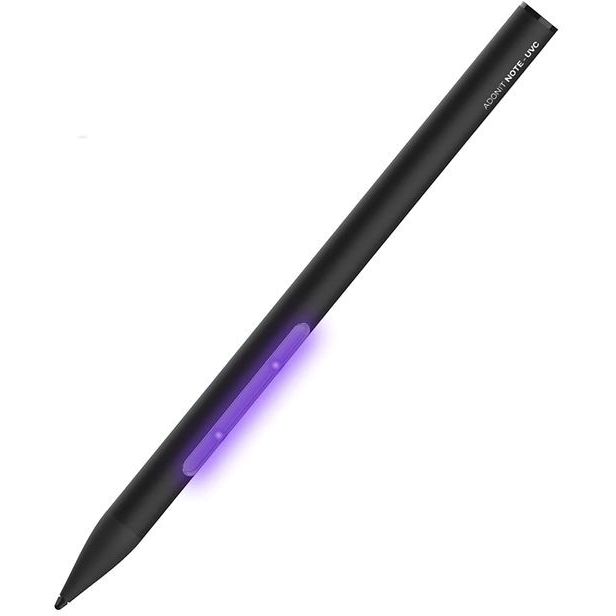 ادونت نوت قلم لمس للجهاز اللوحي متوافق مع معظم الأجهزة اللوحية أسود