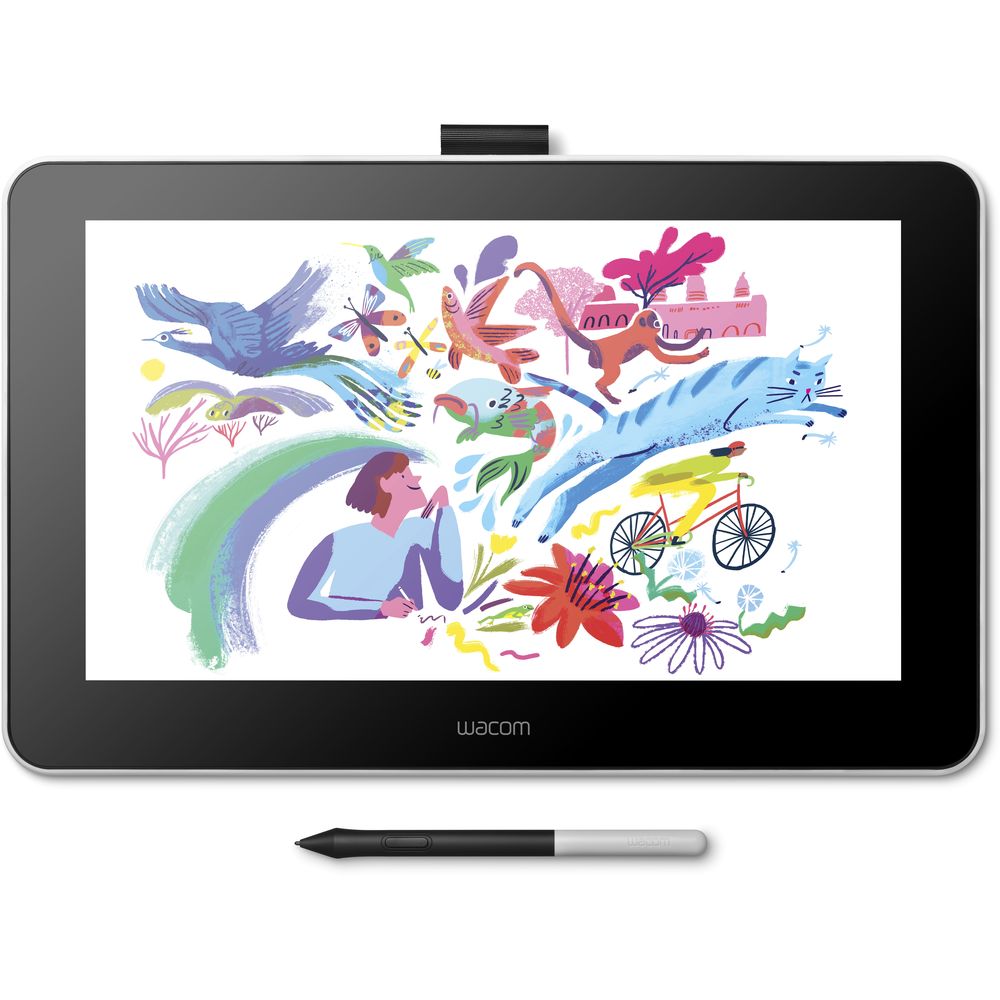 Wacom One 13 Graphic Tablet White 2540 Lpi 294 x 166 mm USB