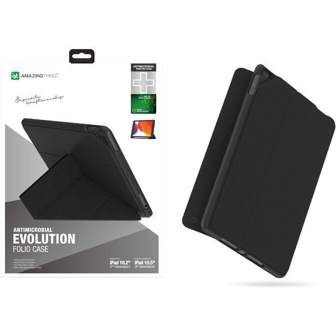 At Gentle Folio Case for Apple iPad Pro 11'' 2020 with Pencil Holder Black