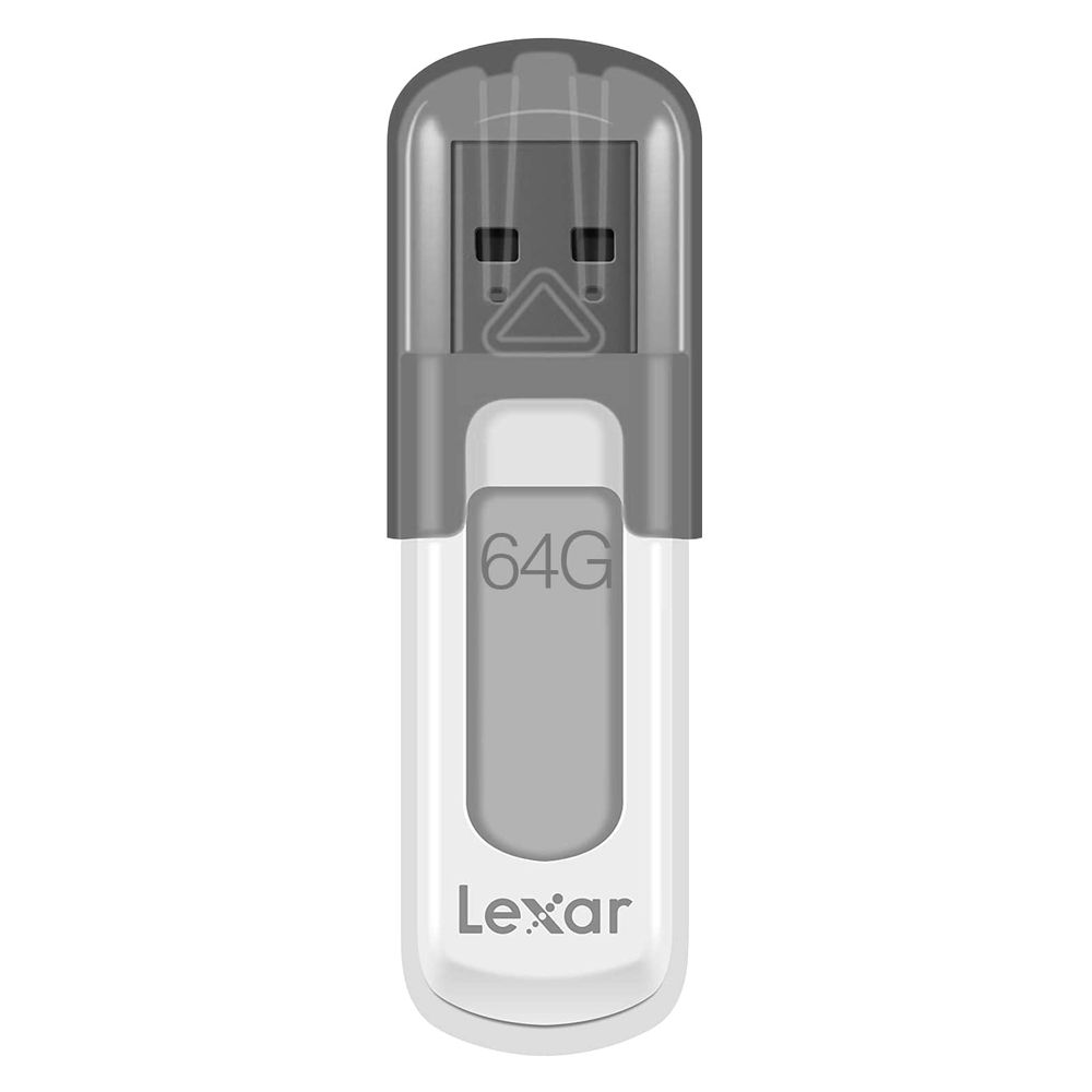 Lexar 64GB Jumpdrive V100 USB 3.0 Flashdrive Global Gray