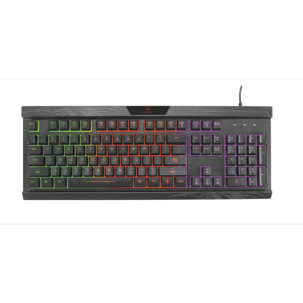 Vertux Amber Pro Gaming Keyboard Black