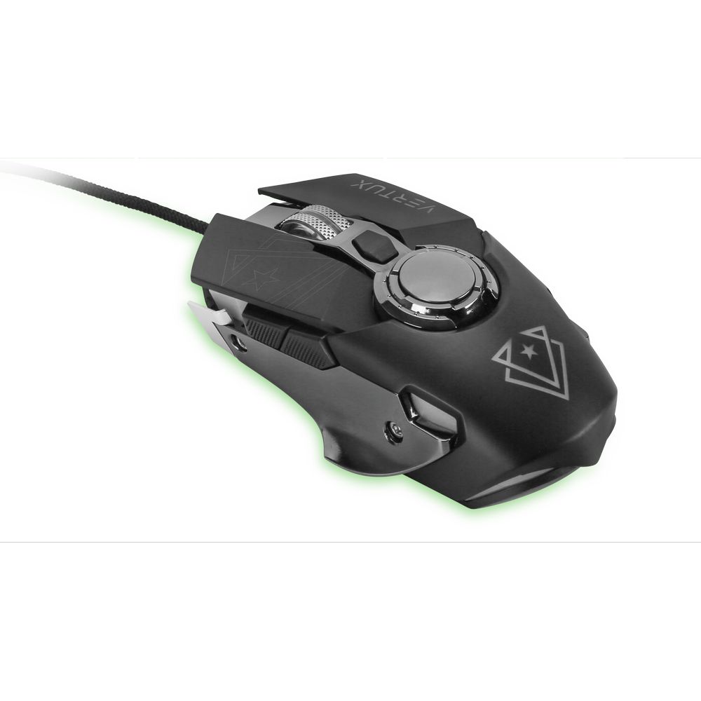 Vertux Cobalt Wired Gaming Mouse Black