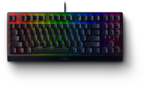 Razer Black Widow V3 Tenkeyless Gaming Keyboard Us Layout Yellow Switch - Black