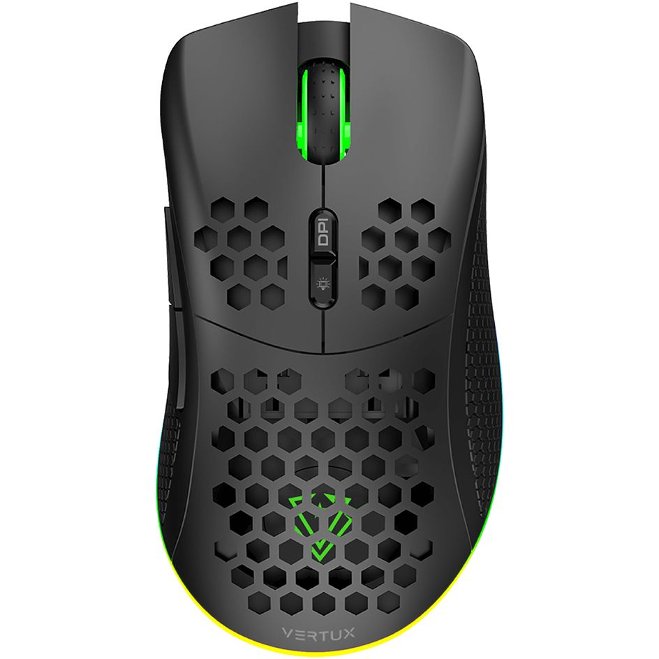 Vertux Ammolite Wireless Gaming Mouse With Honeycomb Design And Upto 16000 Dpi