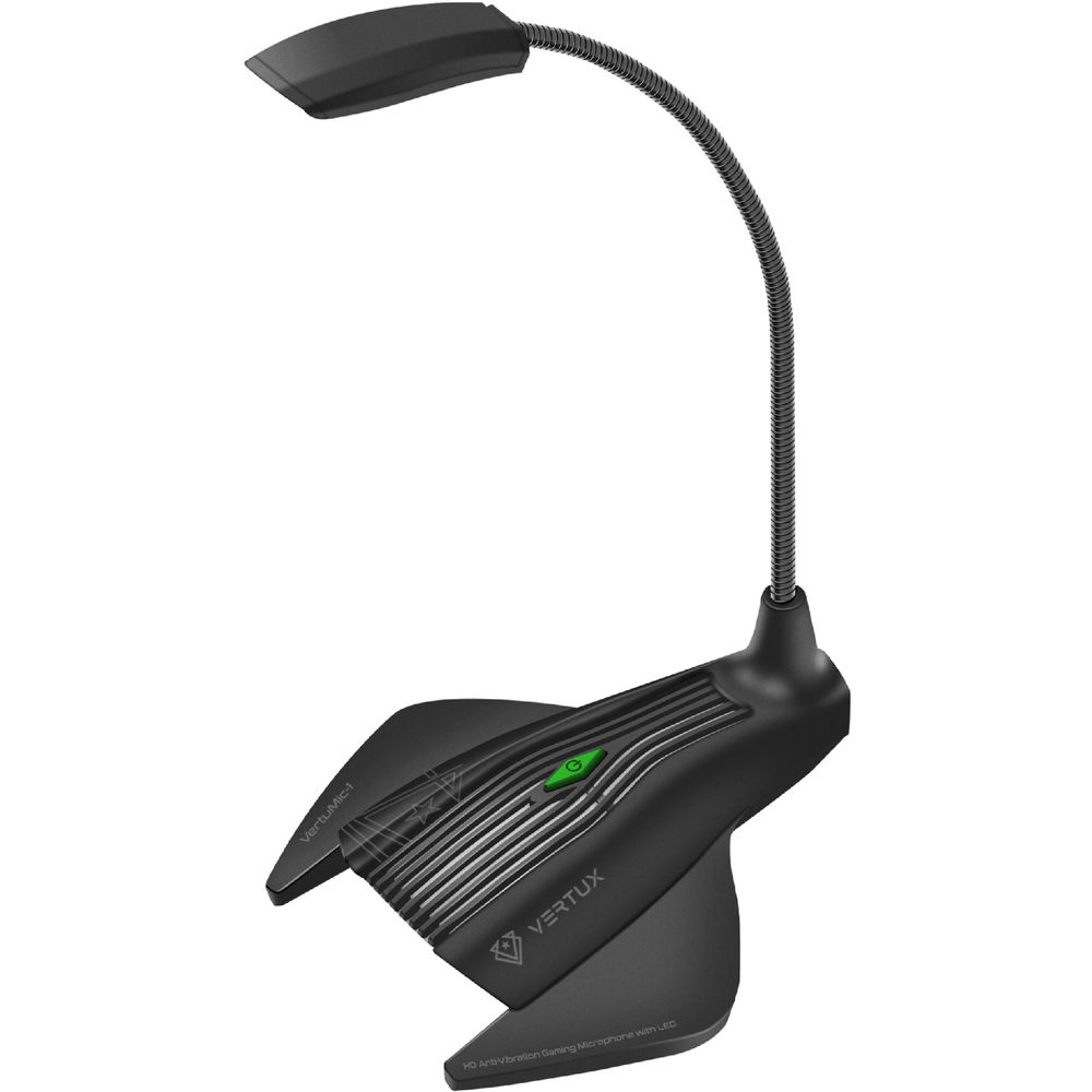 Vertux High Sensitivity Gaming Microphone With Led Black