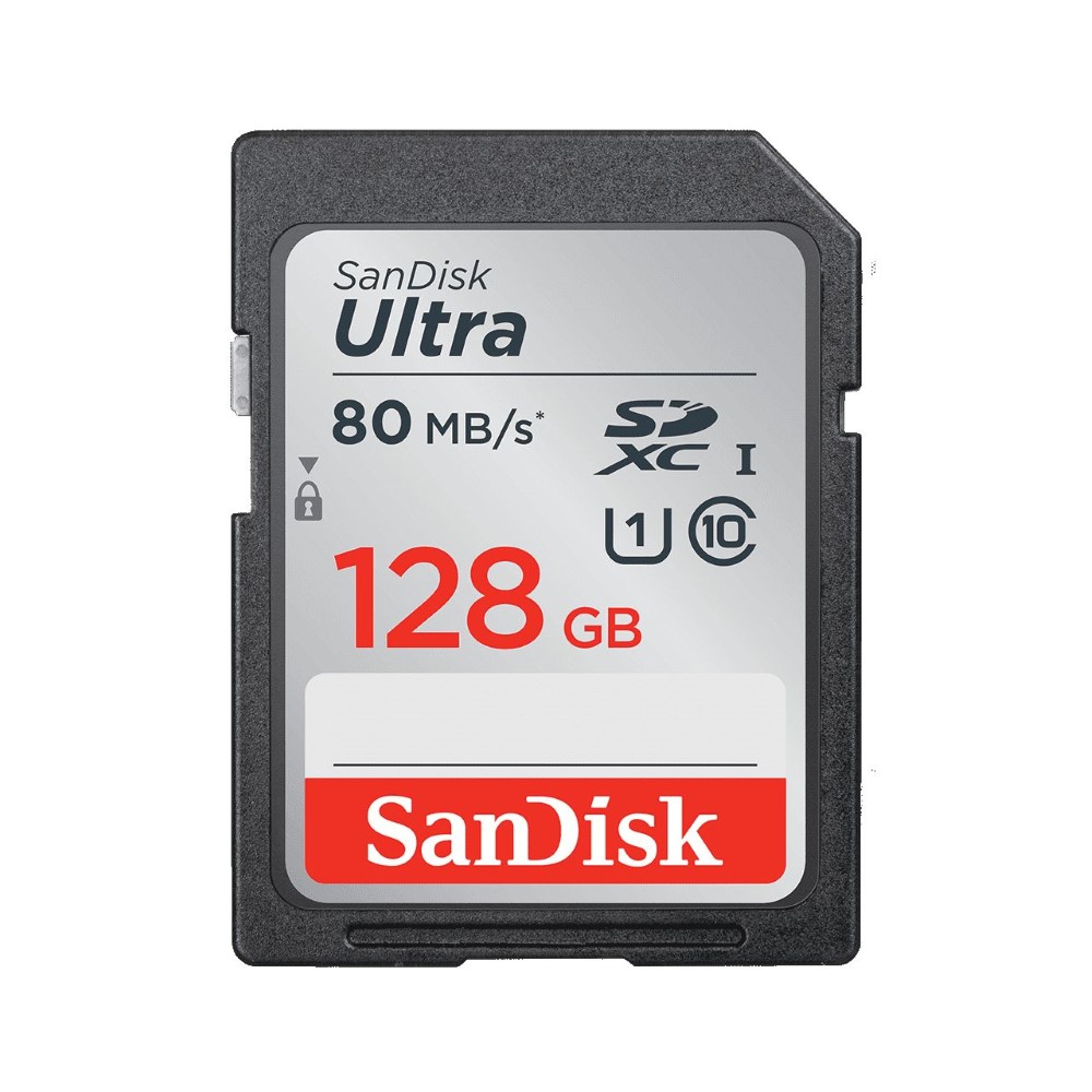 Sandisk Ultra Memory Card 128GB SDXC Class 10 UHS-I