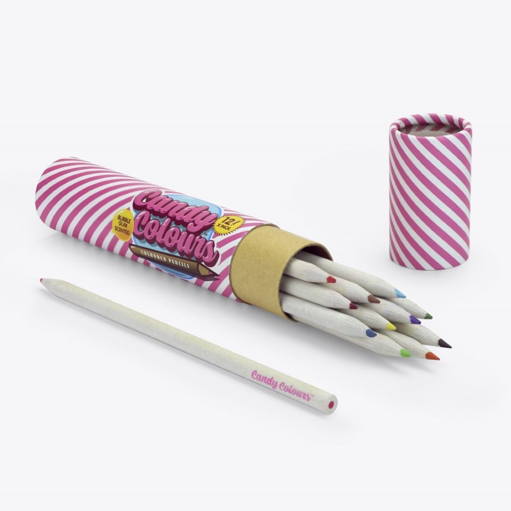 أقلام ألوان رصاص معطرة كاندي كلر من مسترد [مجموعة من 12 لون]