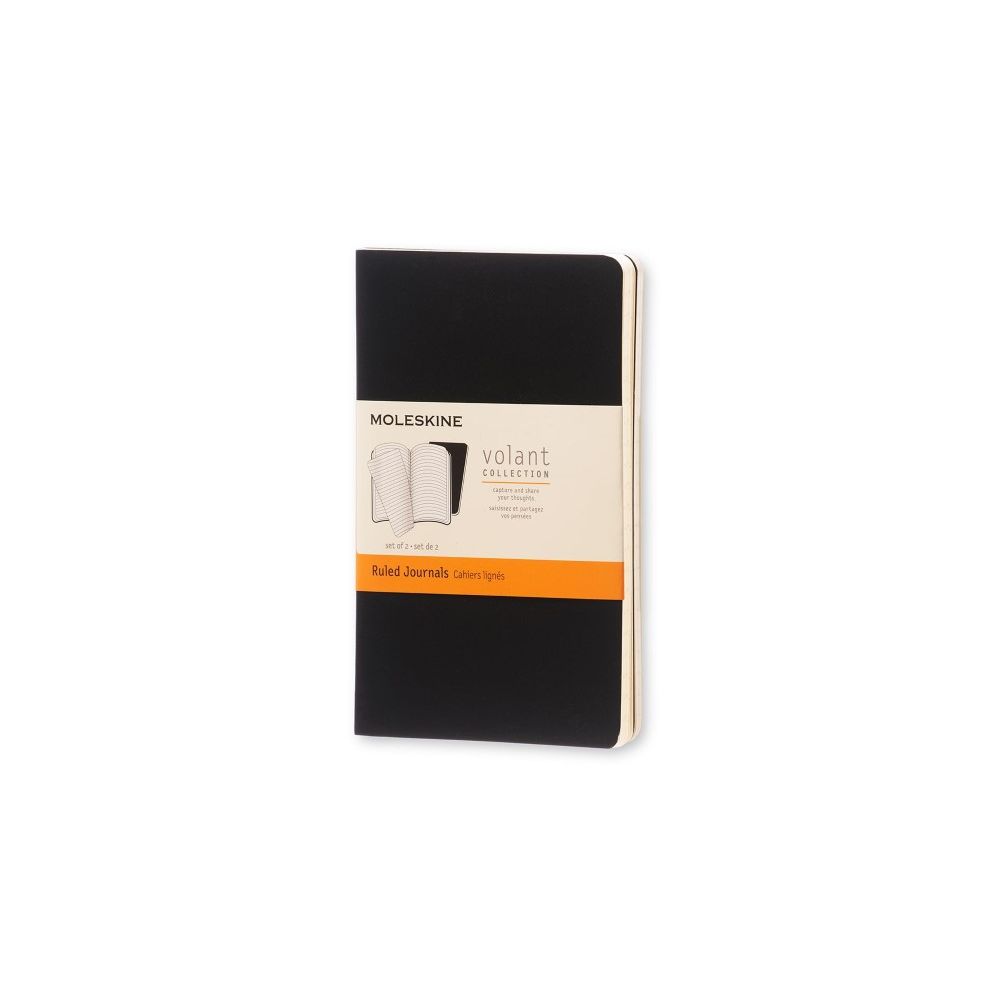 Moleskine Volant Notebooks Pocket RuLEDblack