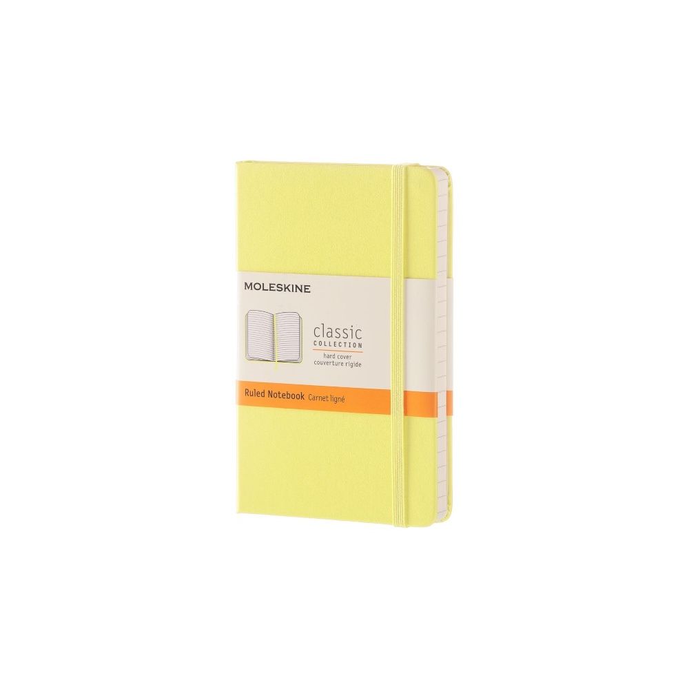 Moleskine Notebook Pocket RuLED Citron Yellow Hard Cover