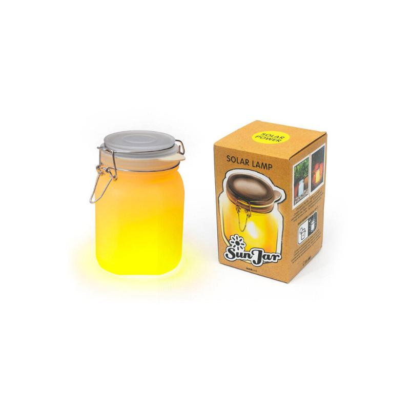 Suck Uk Solar-Powered Yellow Sun Jar