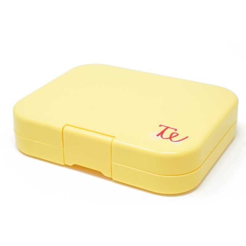 Tinywheel 4 Compartment Yellow Lunch Box