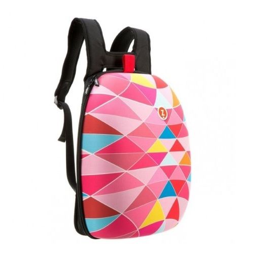 Zipit Shell Backpacks Pink Triangles