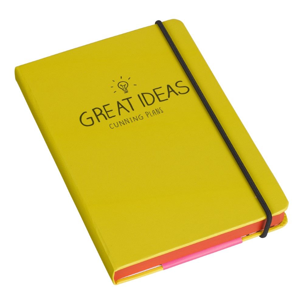 A5 Great Ideas Notebook Yellow