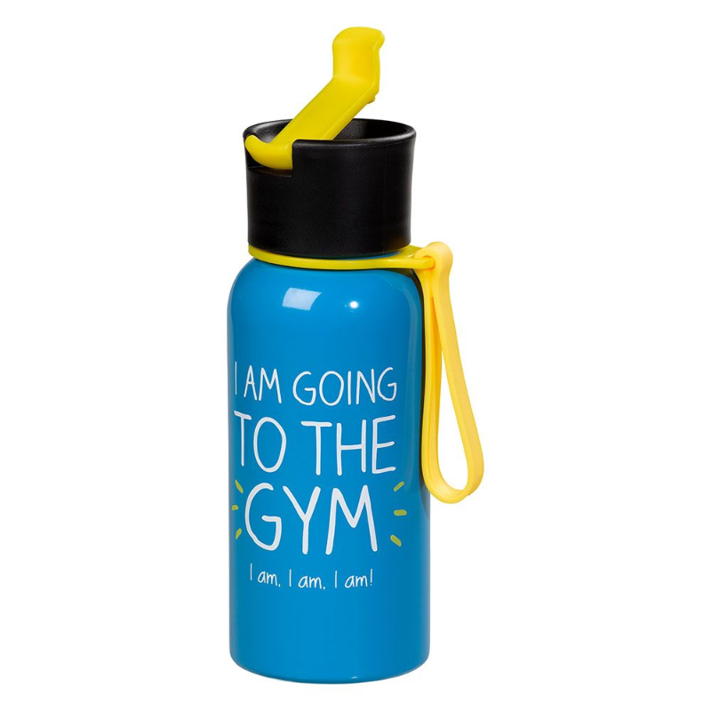 Happy Jackson I Am Going to the Gym Water Bottle 600ml