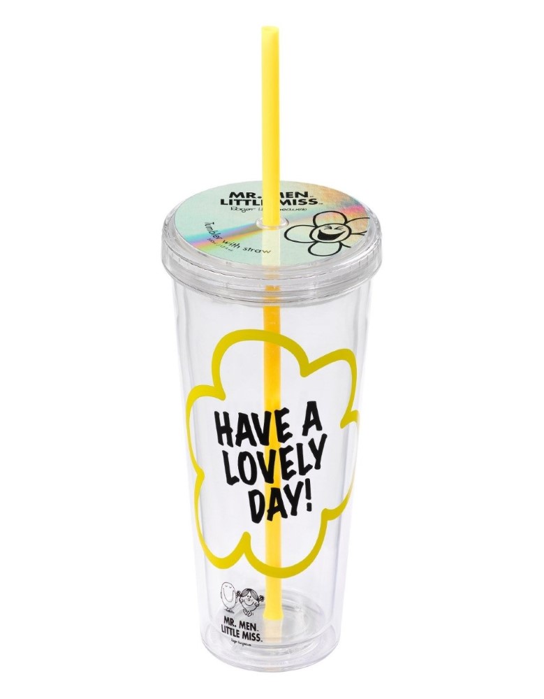Little Miss Sunshine Tumbler With Straw