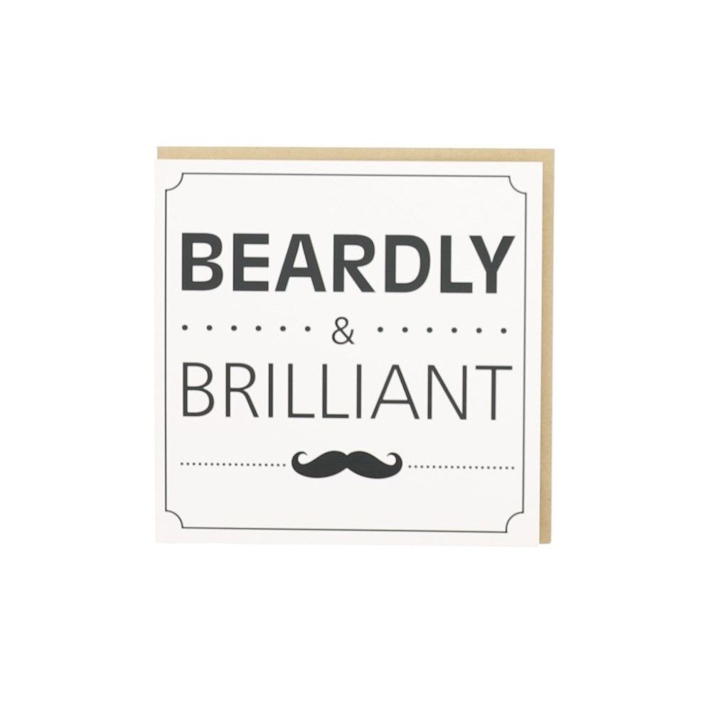 Beardly & Brilliant Card