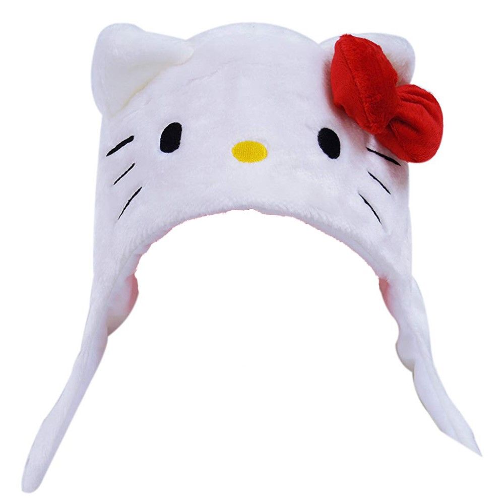 Hello Kitty White Kigurumi Cap
