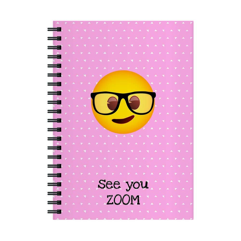 Emoji See You Zoom A4 Notebook