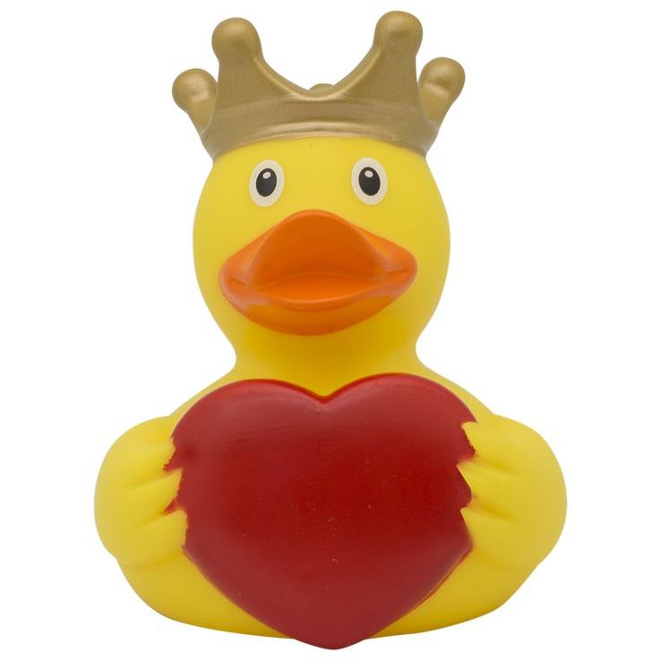 Duck With Greeting Heart - Lilalu
