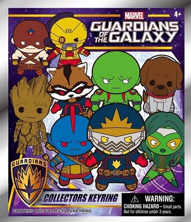 Marvel Guardians Of The Galaxy 3D Foam Collectible Keyring