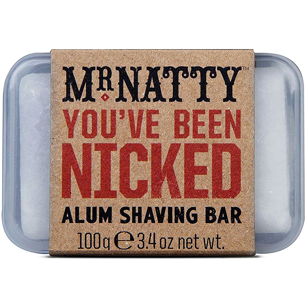 Mr Natty You've Been Nicked Alum Shaving Bar 100grm