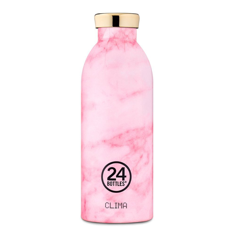 24 Bottles Clima 500ml Marble Pink