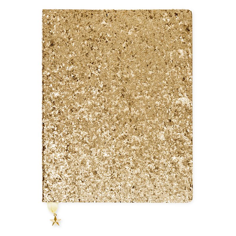 Go Stationery Sequin Gold All That Glitters Journal