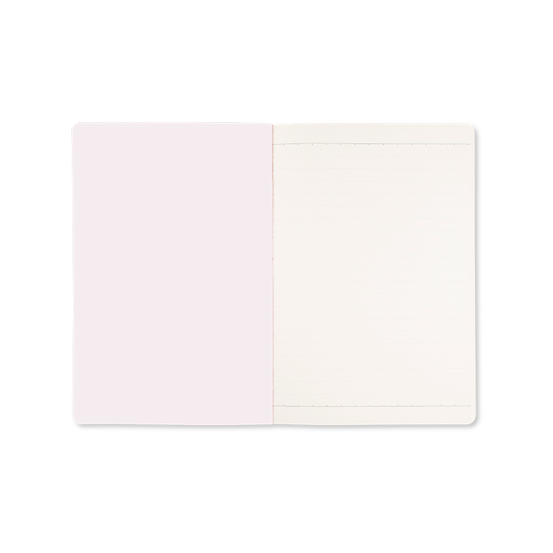 Shimmer Pink Champagne A5 Notebook Large Polka