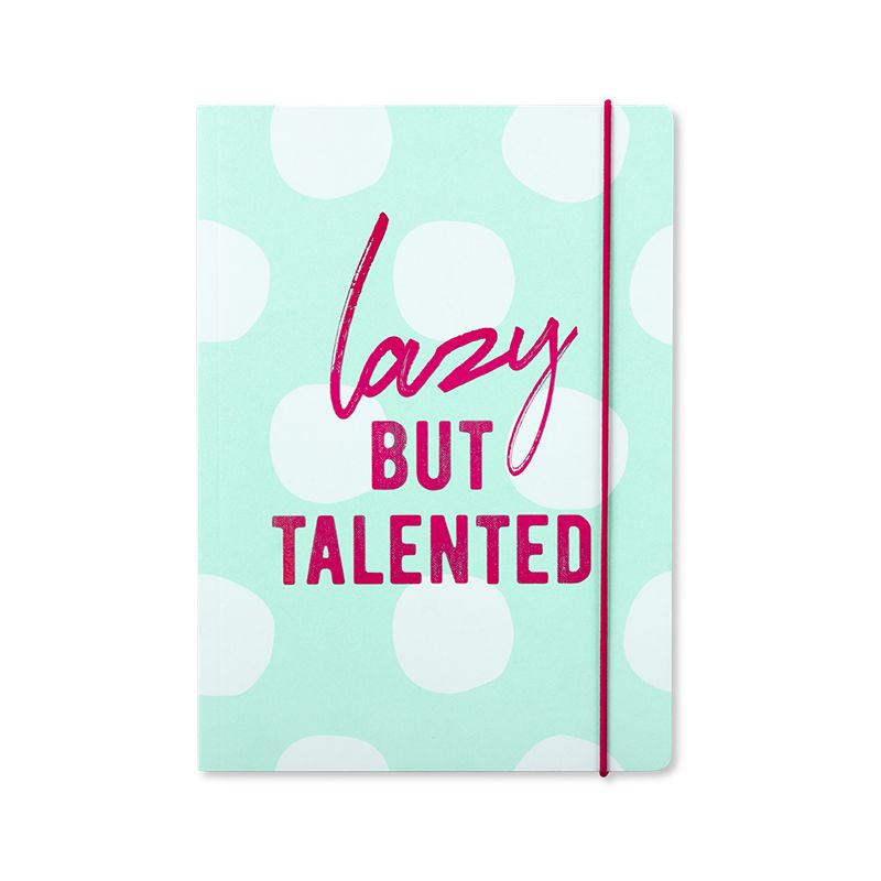 Go Stationery Lazy But Talented Kraft Typo A5 Notebook