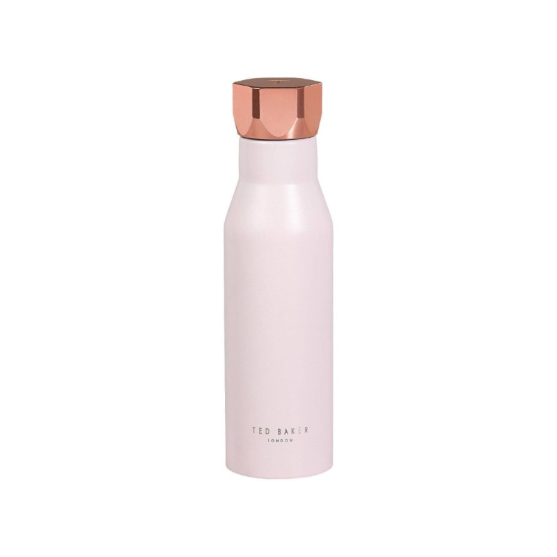 Ted Baker Hexagonal Lid Pink Quartz Water Bottle