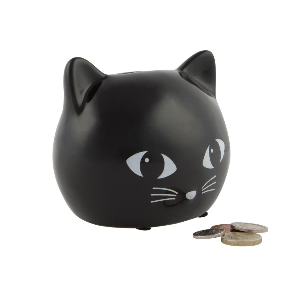 Black Cat Money Box