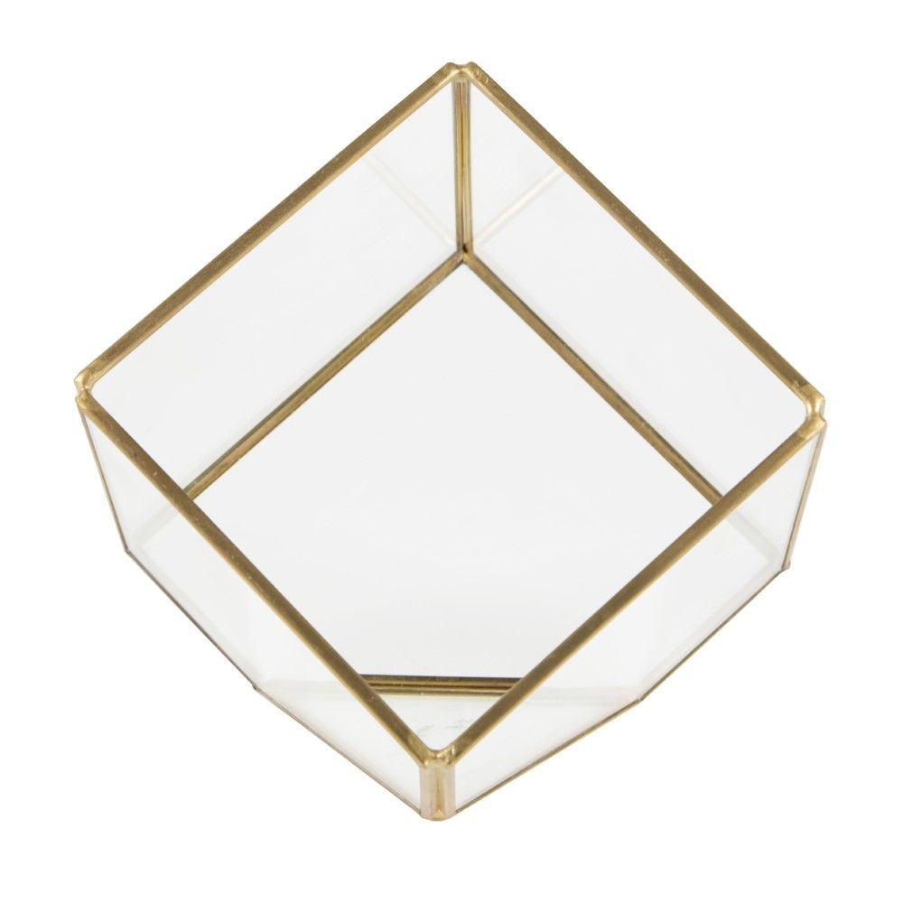 Brass Cube Terrarium