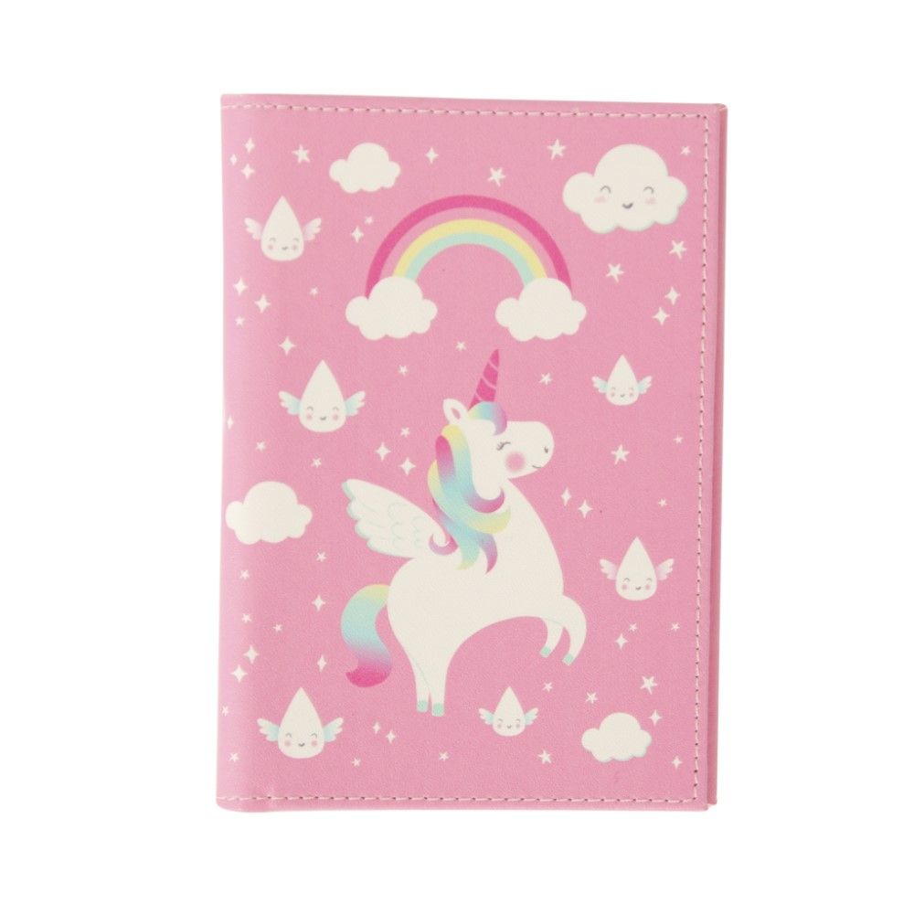 Rainbow Unicorn Passport Holder