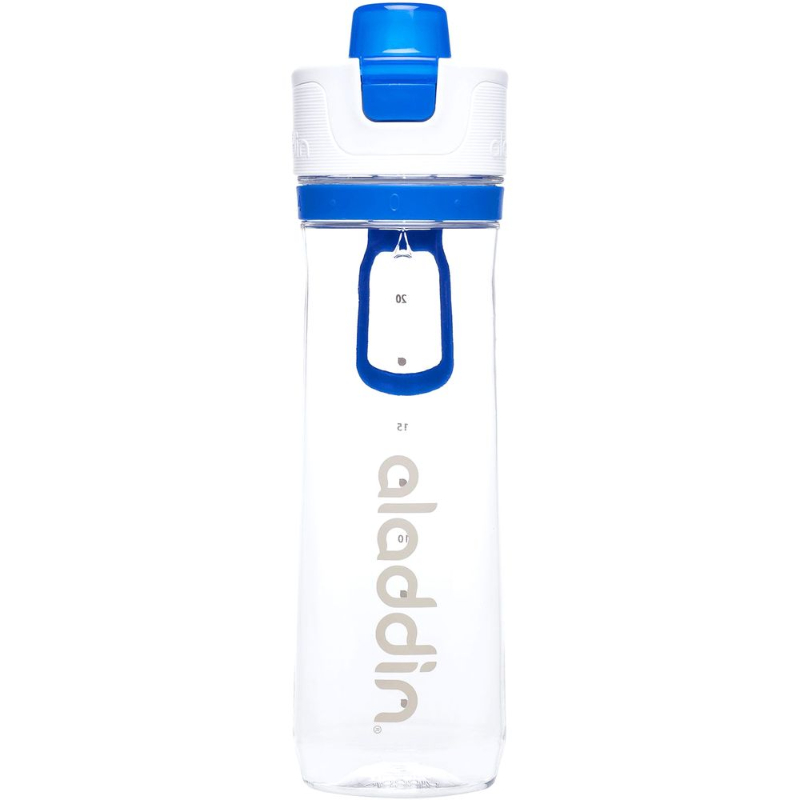 Aladdin Active Hydration Tracker Water Bottle Blue 800ml