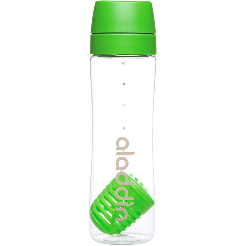 زجاجة مياه علاء الدين المعدة للنقع الخضراء بسعة 700 مل