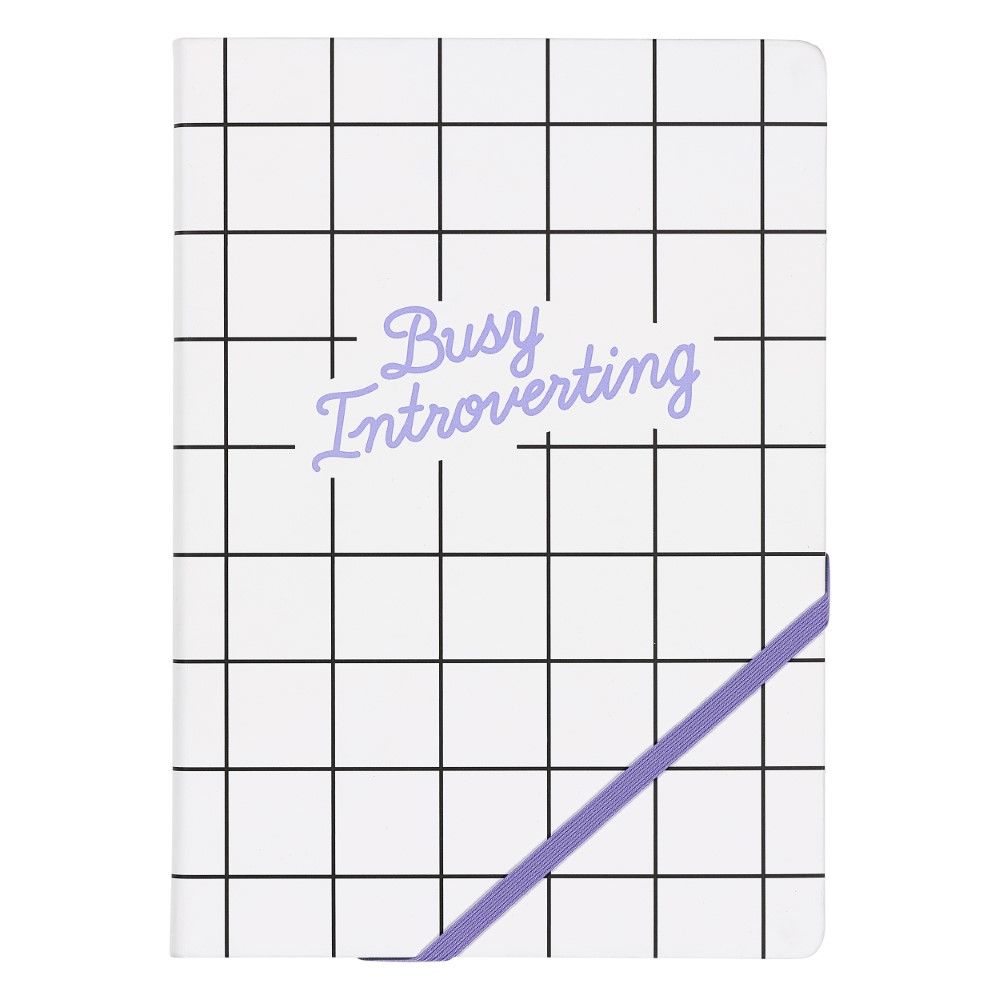 دفتر ملاحظات Busy Introverting مقاس A5 من ياس ستوديو