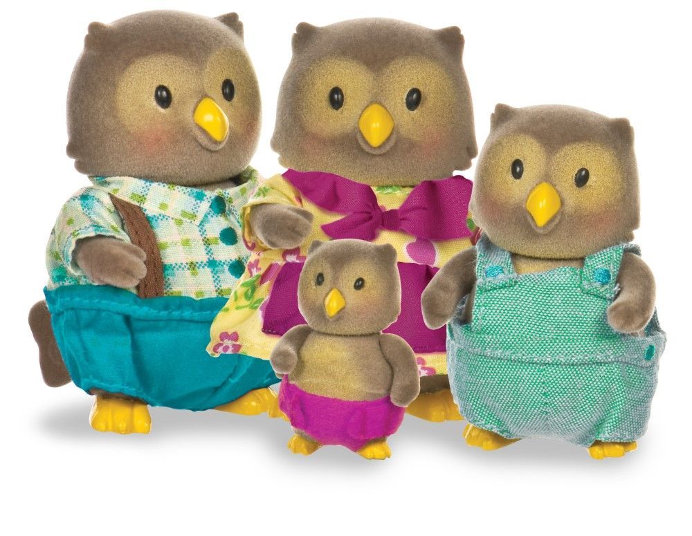 Li'L Woodzeez Owl Family