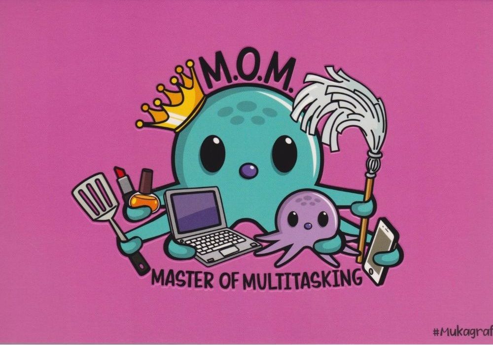 Mom Master of Multitasking