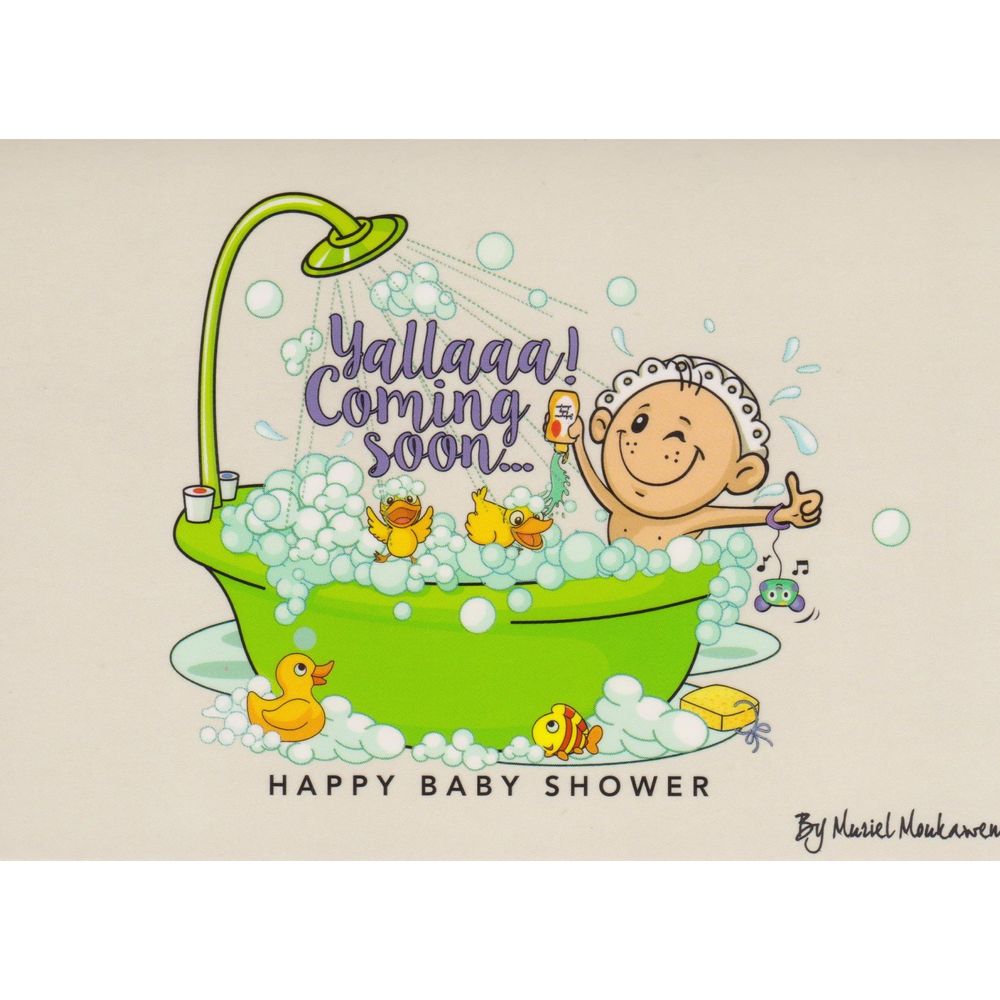 Yalla Coming Soon Happy Baby Shower
