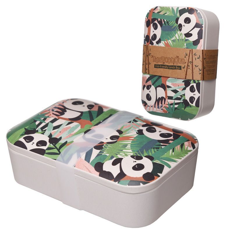 Bambootique Eco Friendly Pandarama Reusable Lunch Box