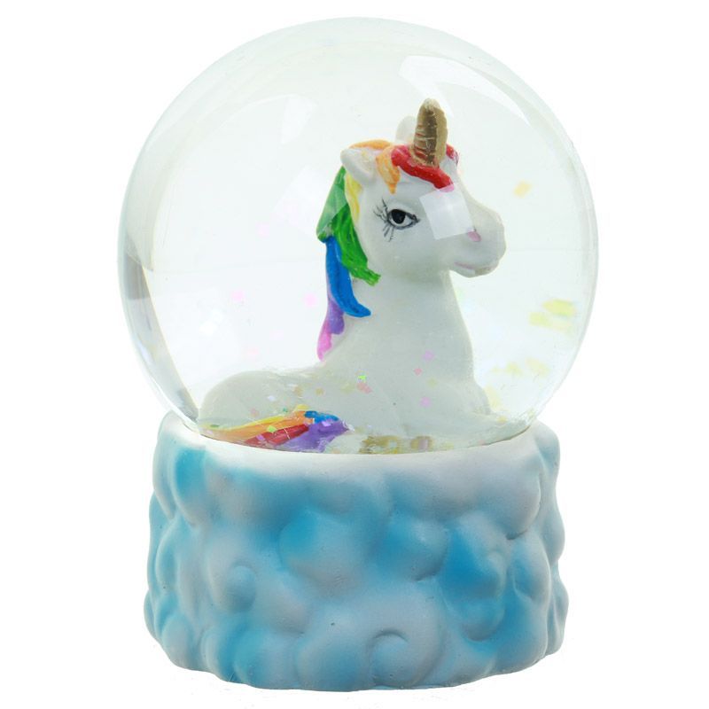 Cute Collectable Rainbow Unicorn Snow Globe