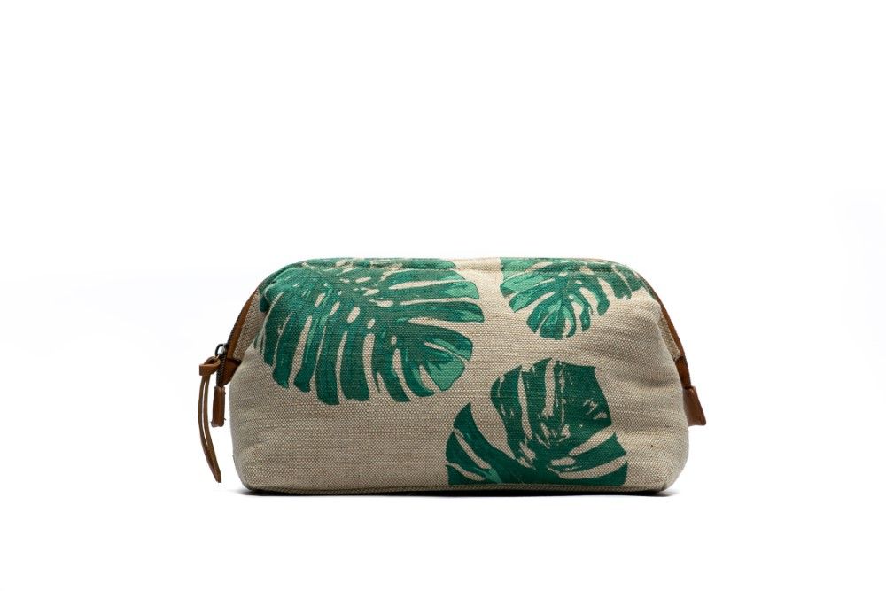 Tropical Palm Small Beauty Bag