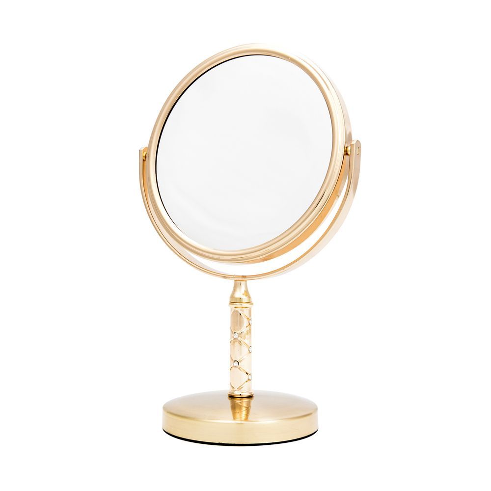 Midi Mirror Quilted Stem With Diamonds In Chrome 1X 5X