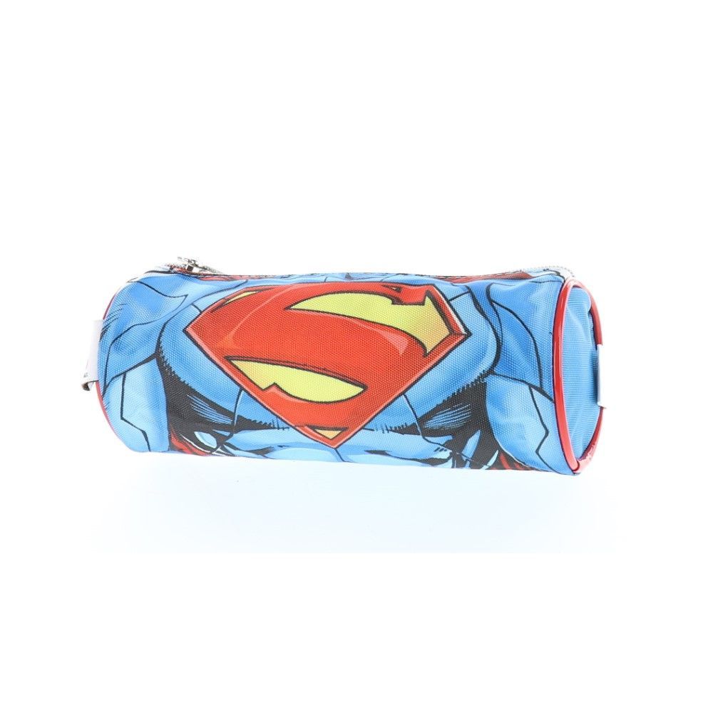 Superman 3D Muscle Round Pencil Case